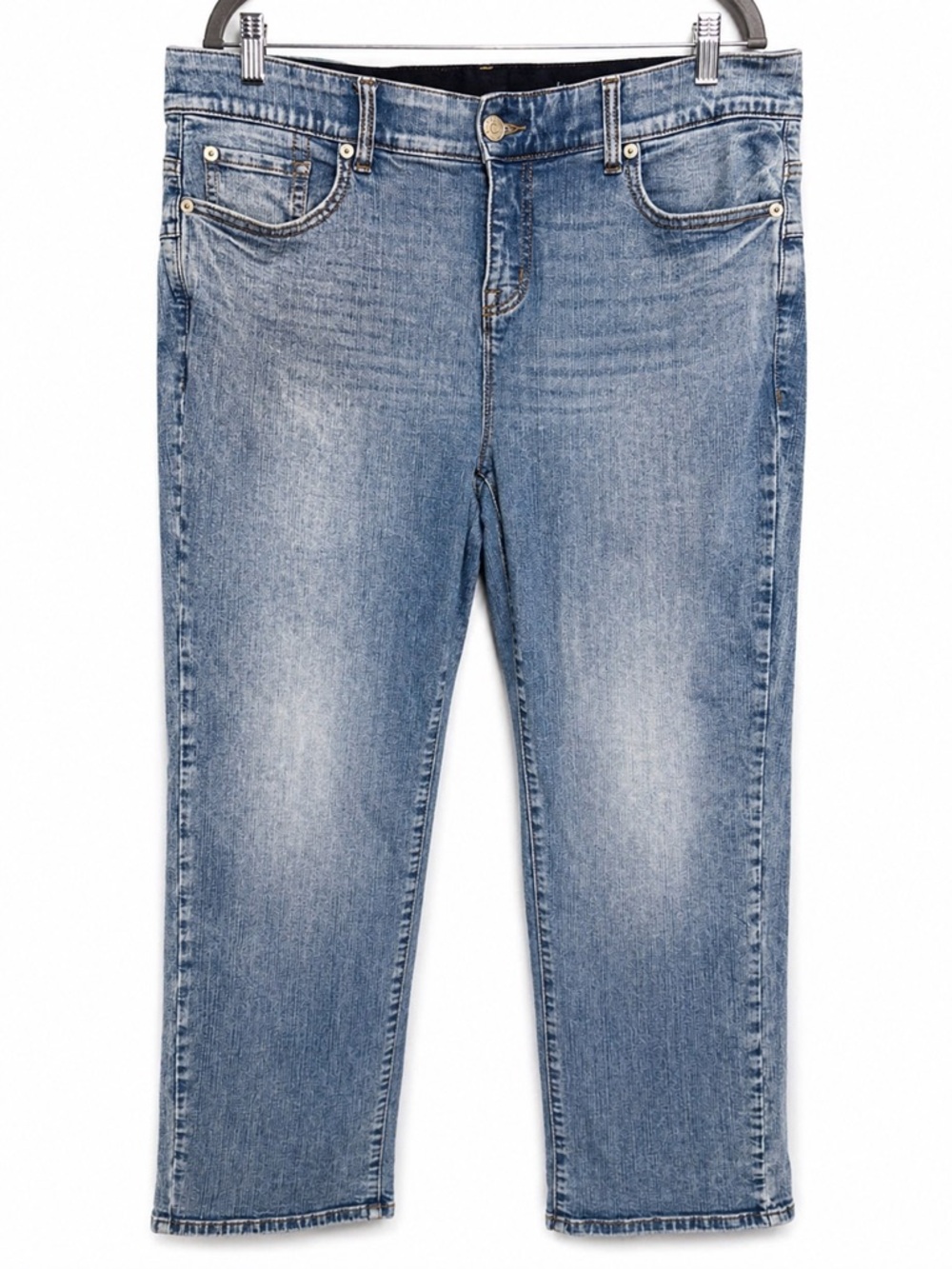 Torrid Bombshell Straight Jeans 18R Premium Stretch Light Wash Denim